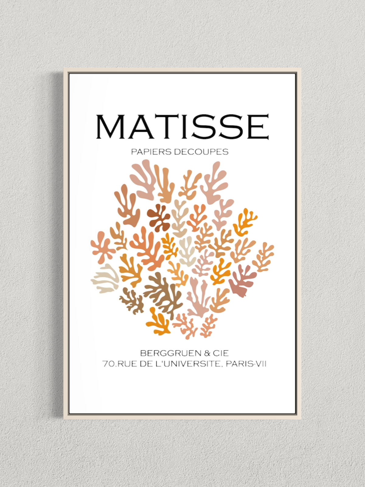 Matisse – Papiers Découpés aux Tons Naturels
