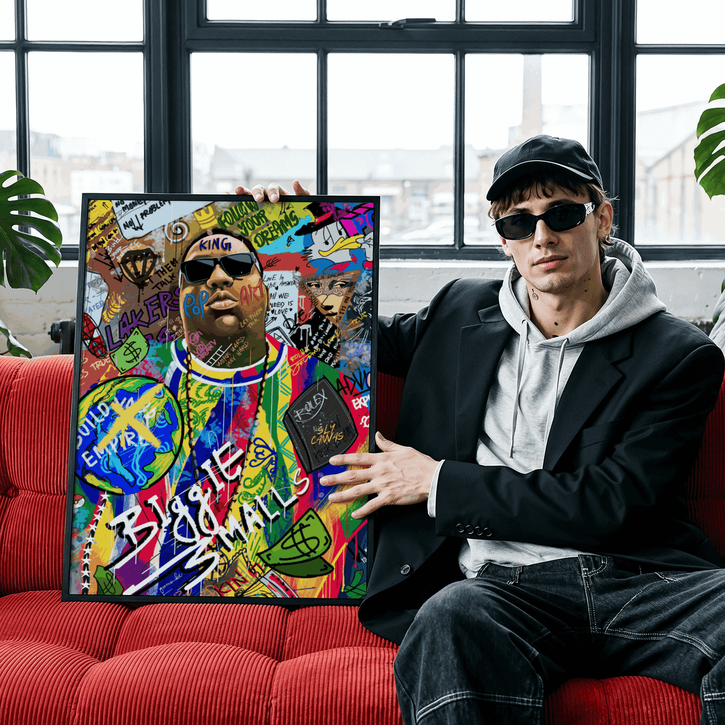 Légende du rap des années 90 – Toile Street Art & Graffiti