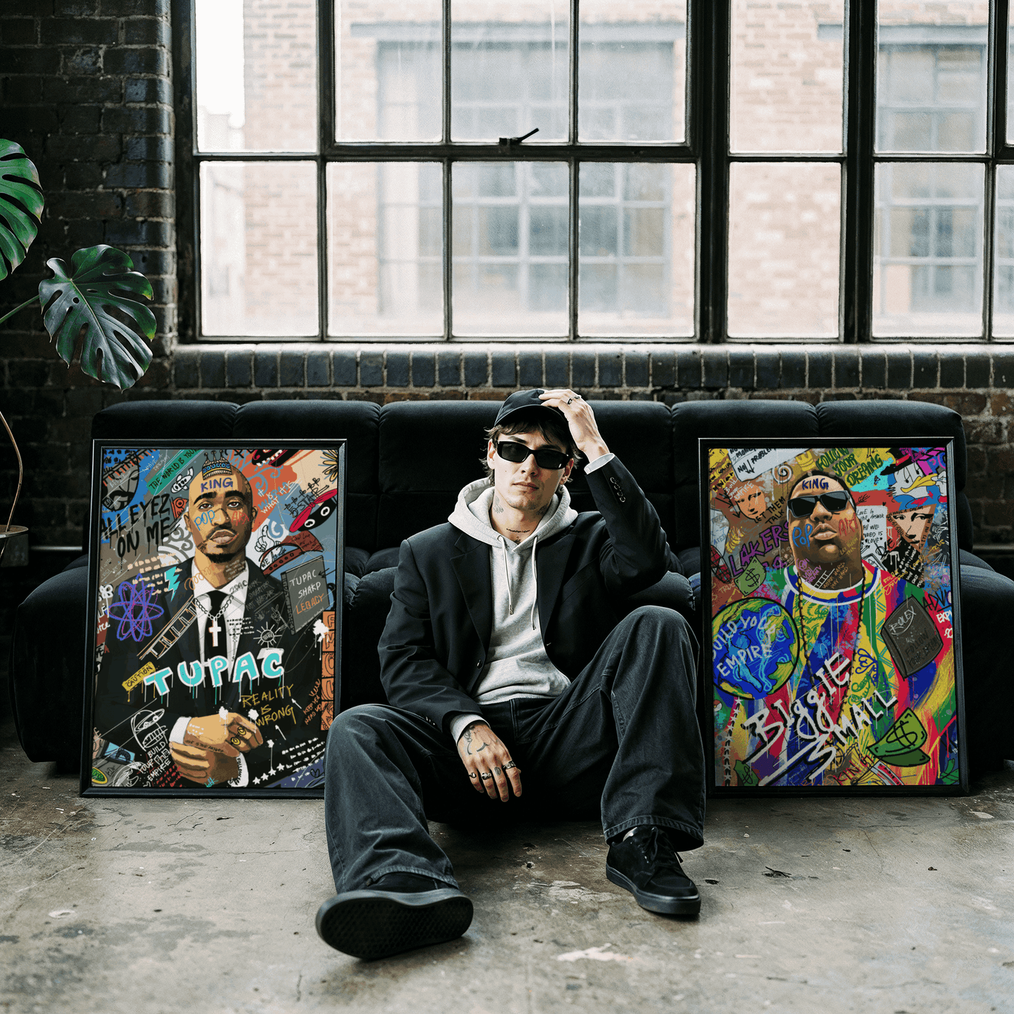 Légende du rap des années 90 – Toile Street Art & Graffiti