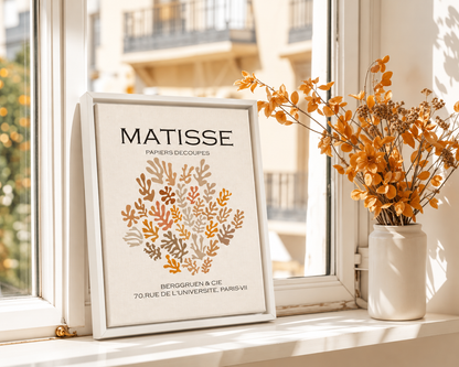 Matisse – Papiers Découpés aux Tons Naturels