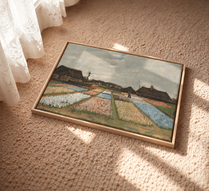 Champs de fleurs en Hollande – Vincent van Gogh