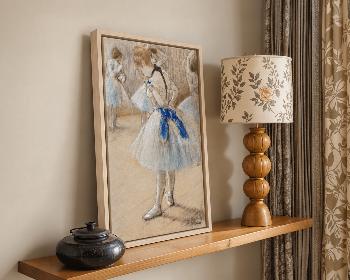 Danseuse au ruban bleu – Edgar Degas