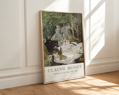 Le Déjeuner sur l’herbe – Claude Monet (1865–1866)