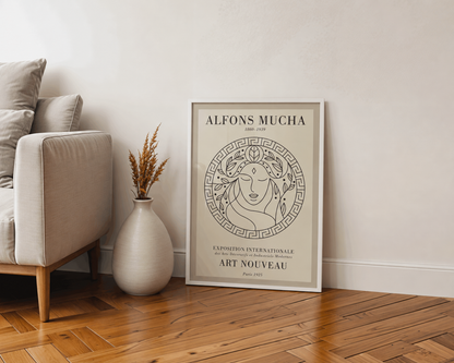 Affiche Art Nouveau – Hommage à Alphonse Mucha
