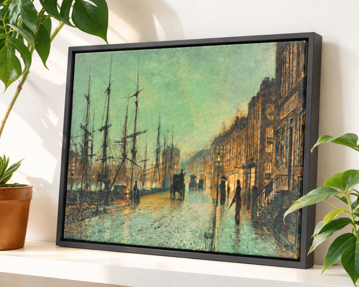 Navigation sur la Clyde – John Atkinson Grimshaw