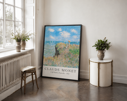 Promenade sur la falaise à Pourville – Claude Monet (1882)