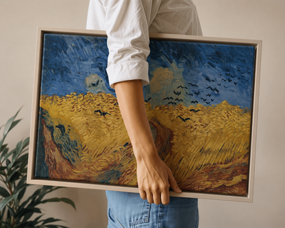 Champ de blé aux corbeaux – Vincent van Gogh)