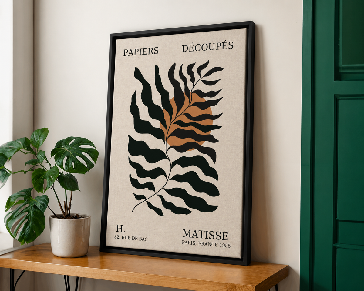 Matisse – Feuillage Abstrait, Affiche Vintage