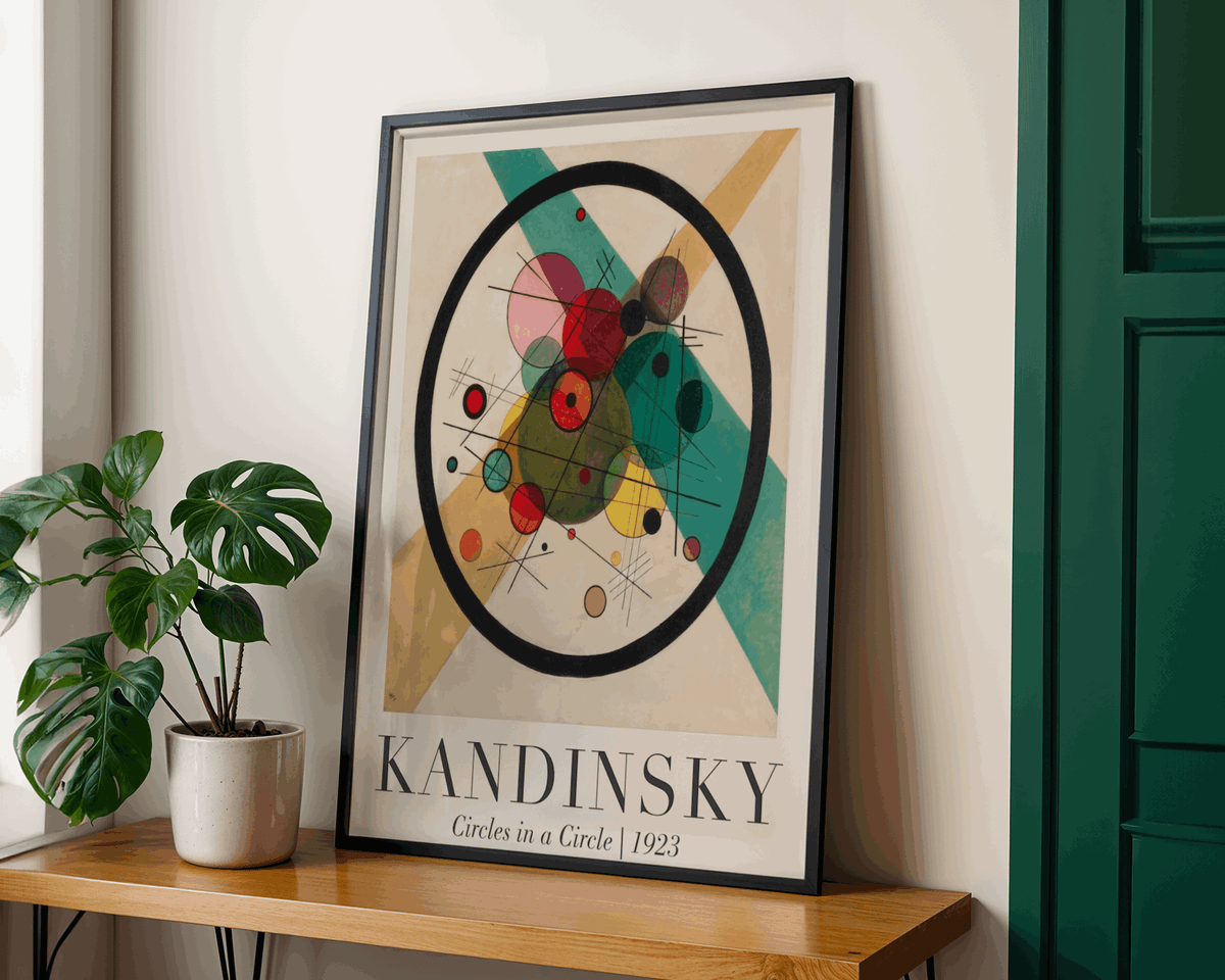Cercles dans un cercle – Wassily Kandinsky (1923)