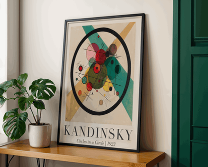 Cercles dans un cercle – Wassily Kandinsky (1923)