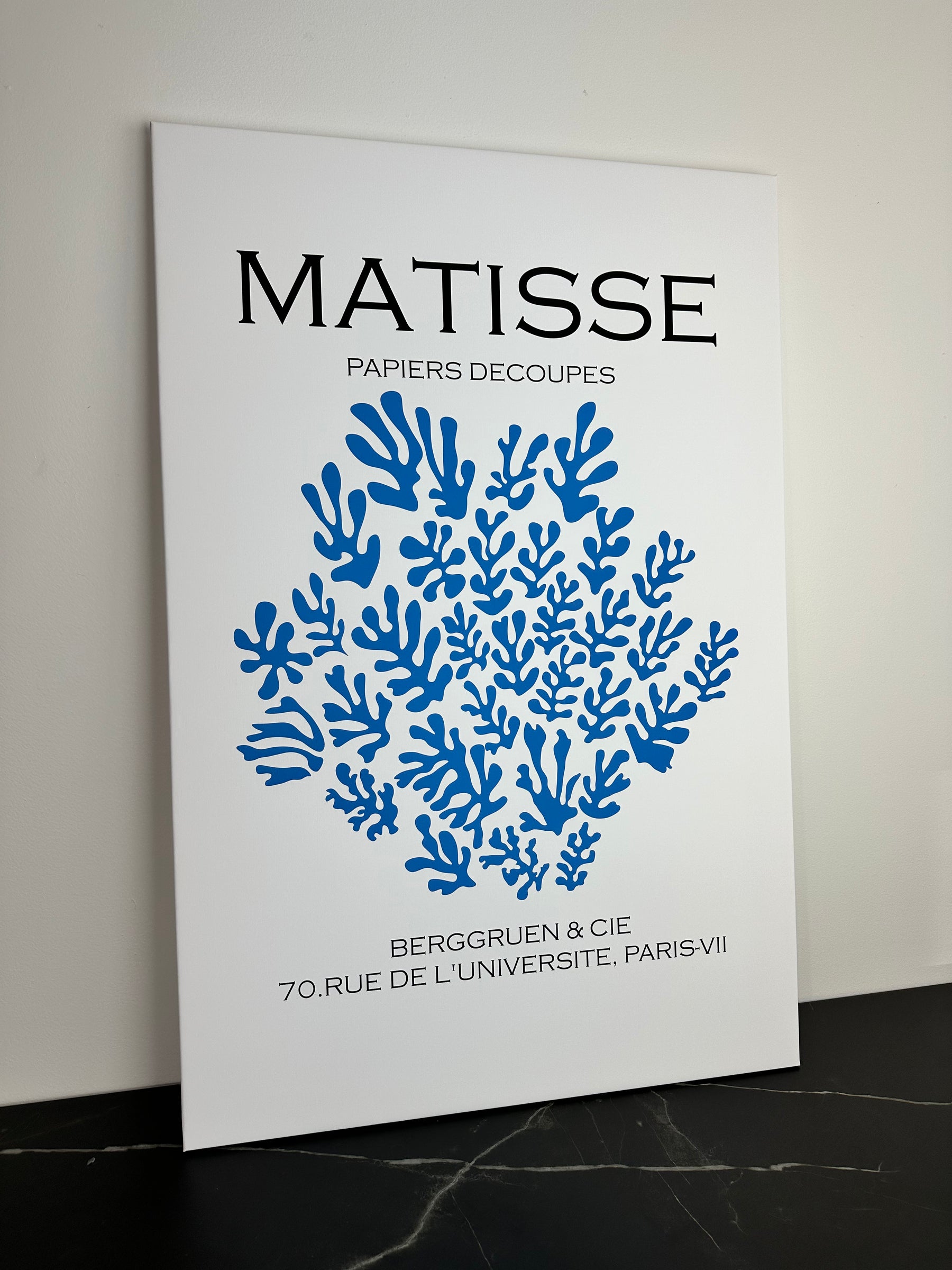 Matisse – Papiers Découpés Bleus, Affiche Vintage