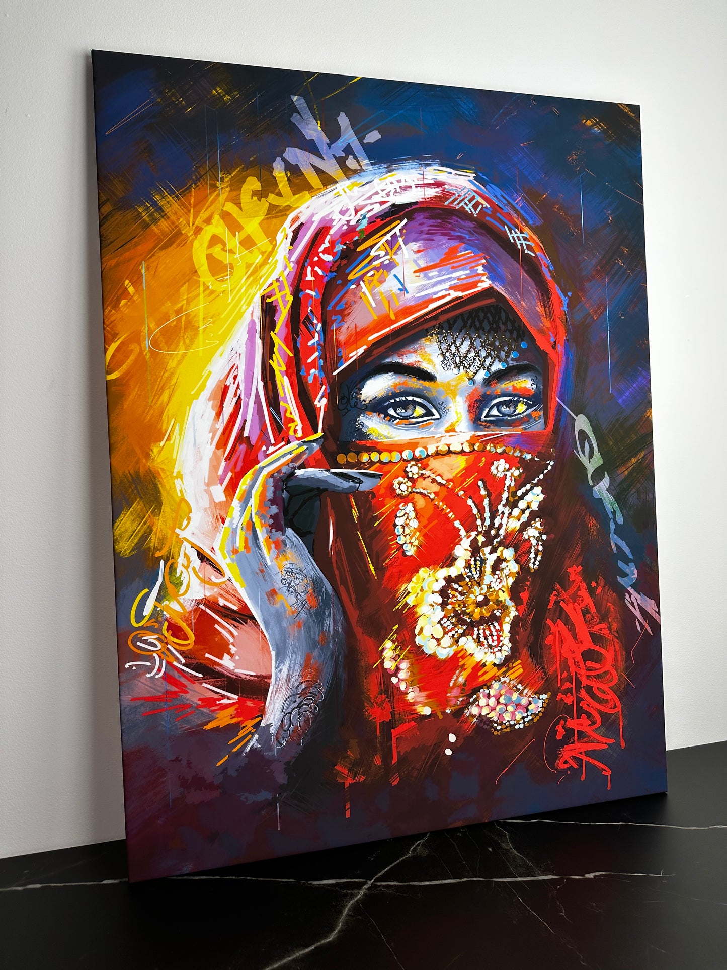 Mystère Nomade – Portrait Pop Art Oriental