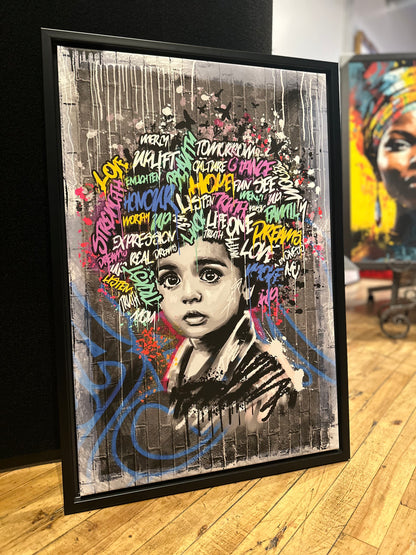 Pensées Libres – Portrait Street Art