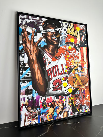 Chicago 23 – Toile Basketball Street Art