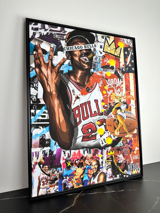 Chicago 23 – Toile Basketball Street Art