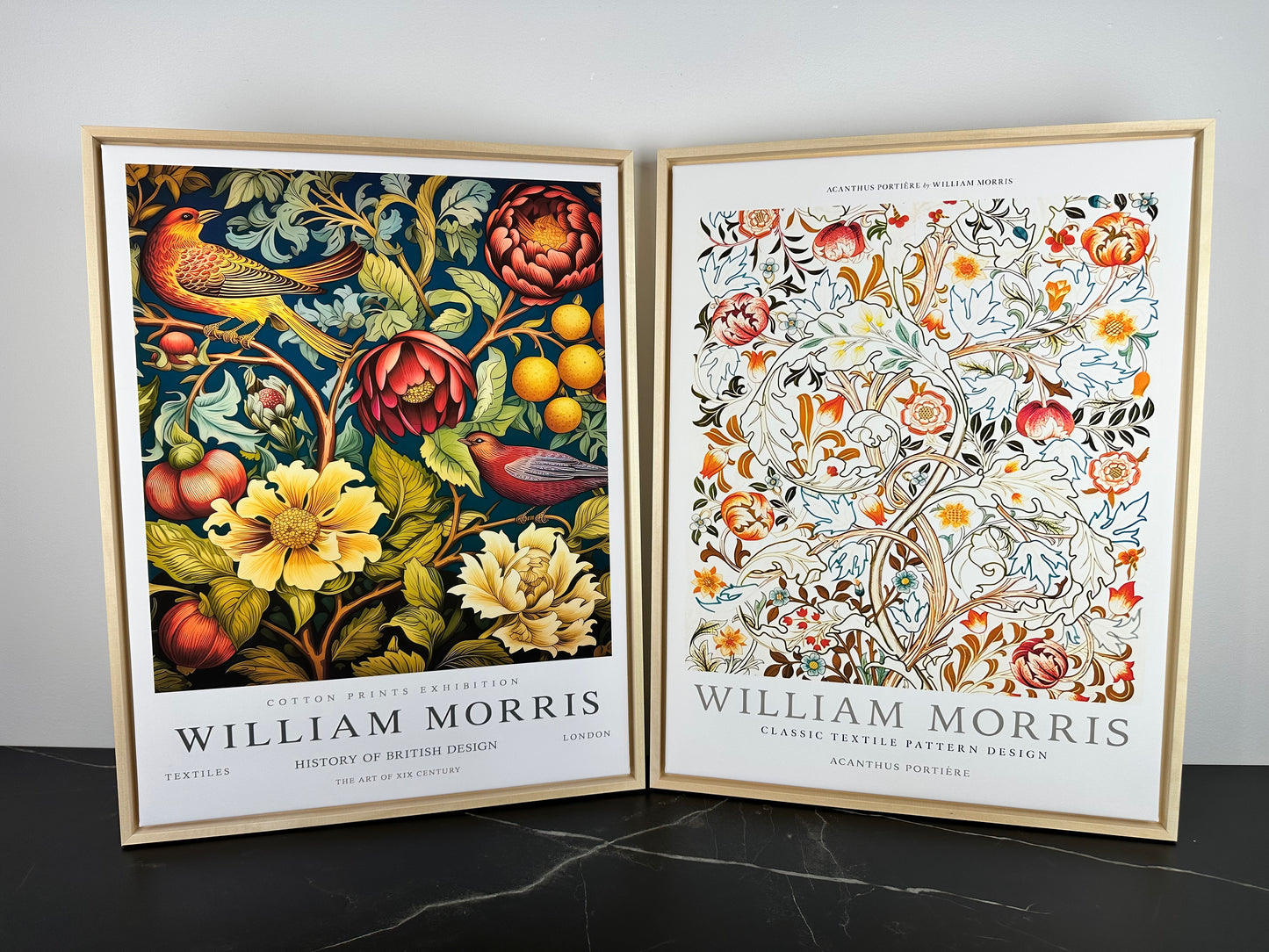 William Morris – Acanthus Fleuri, Affiche Botanique