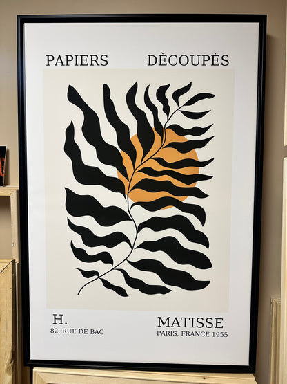 Matisse – Feuillage Abstrait, Affiche Vintage