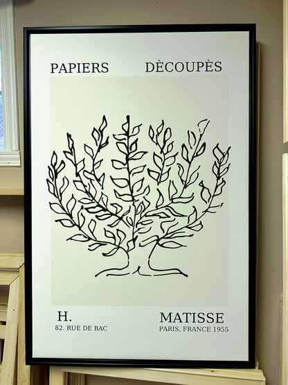 Matisse – Arbre Botanique, Affiche Minimaliste