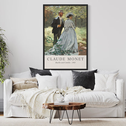 Bazille et Camille – Claude Monet (1865)