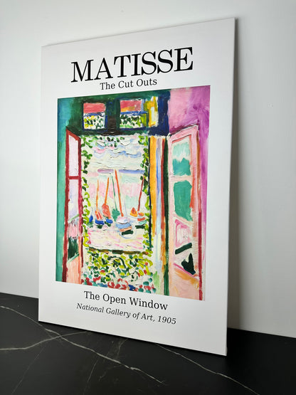 Matisse – La Fenêtre ouverte à Collioure, Affiche Vintage