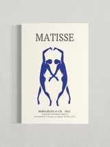 Matisse – Silhouettes Bleues, Affiche Vintage