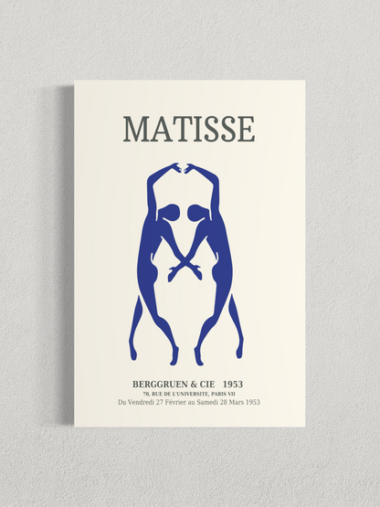Matisse – Silhouettes Bleues, Affiche Vintage