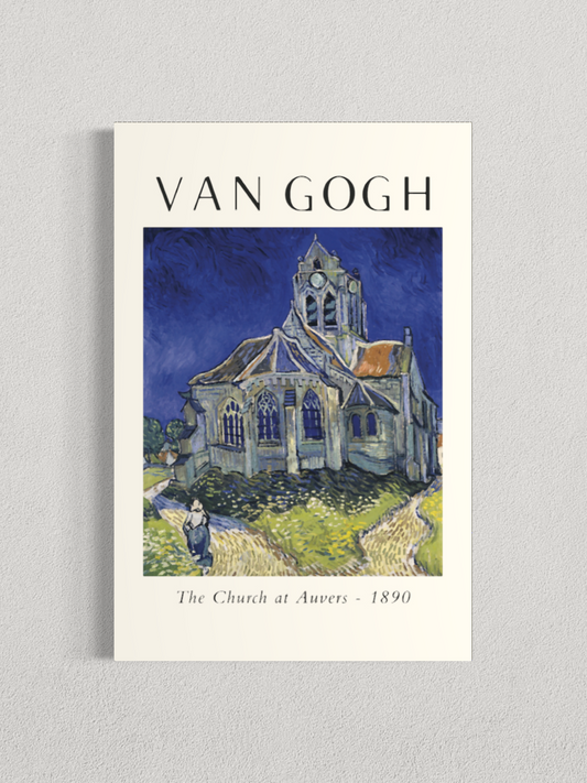 L’Église d’Auvers – Vincent van Gogh (1890)