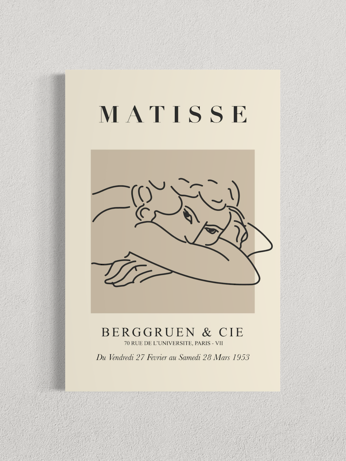 Matisse – Affiche d’Exposition Vintage Paris