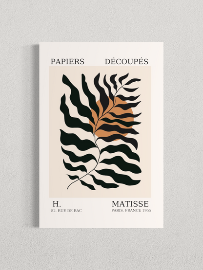 Matisse – Feuillage Abstrait, Affiche Vintage