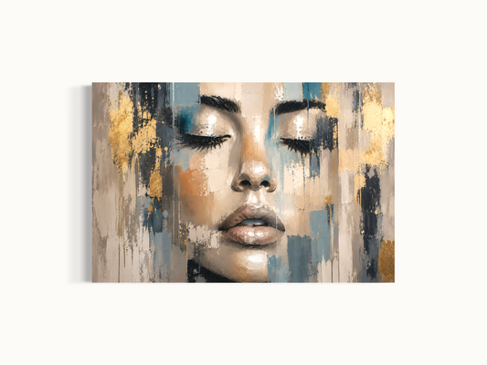 Éclat Intérieur – Portrait Abstrait Contemporain