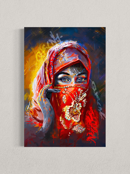 Mystère Nomade – Portrait Pop Art Oriental