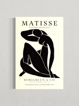 Matisse – Silhouette Noire, Affiche Vintage