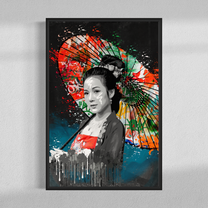 Umbrella, Asian modern art