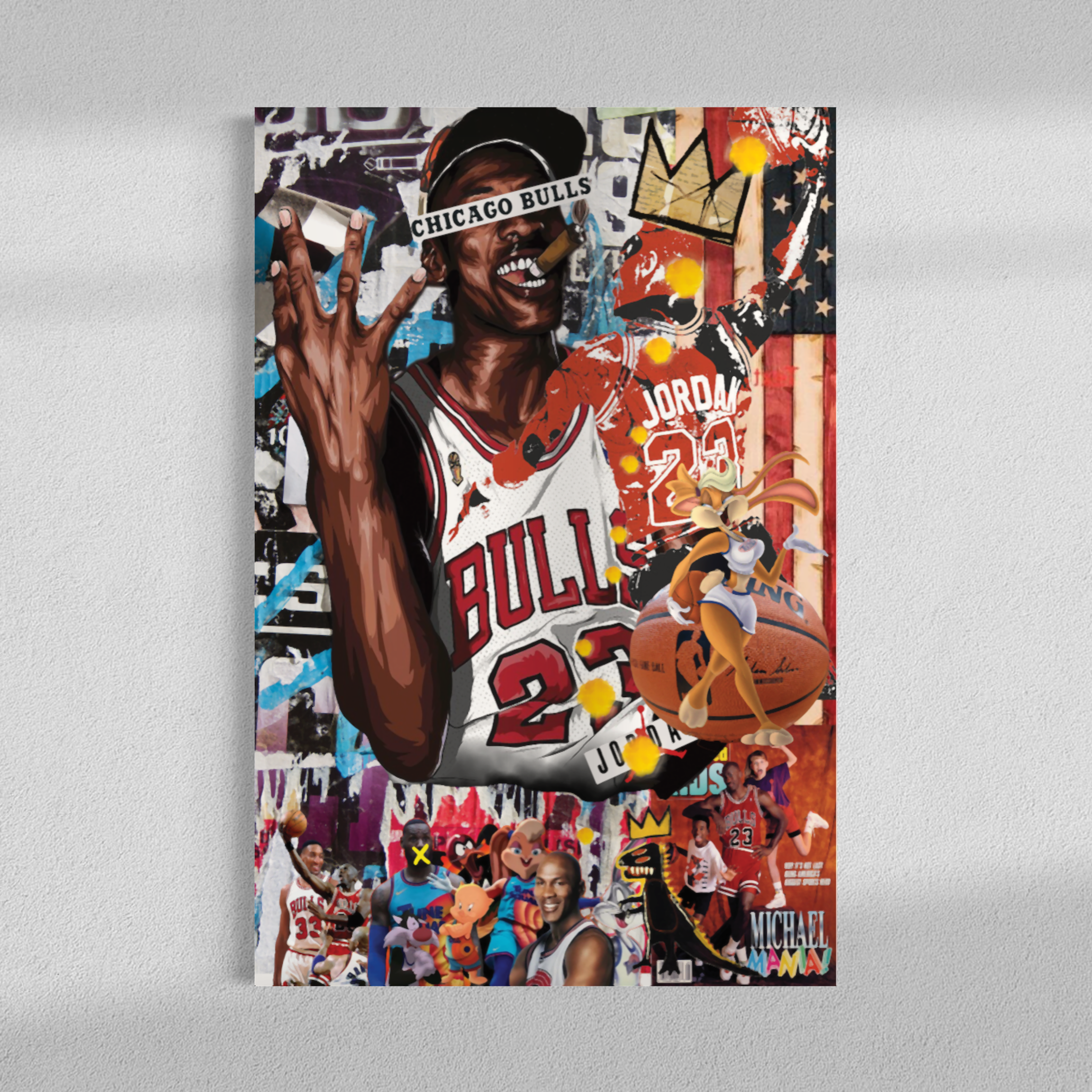 Jordan Chicago Bulls, background 02