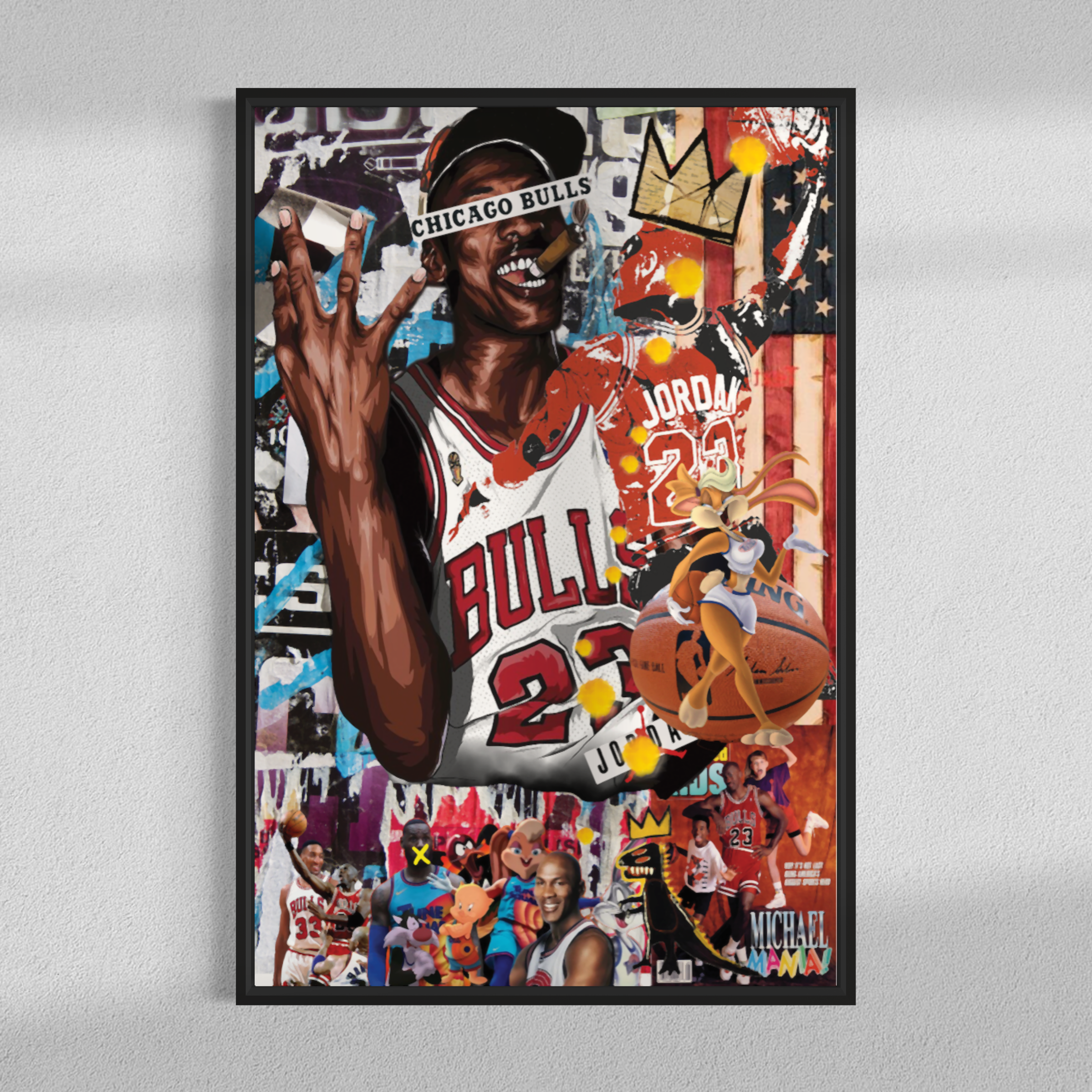 Jordan Chicago Bulls, background 02