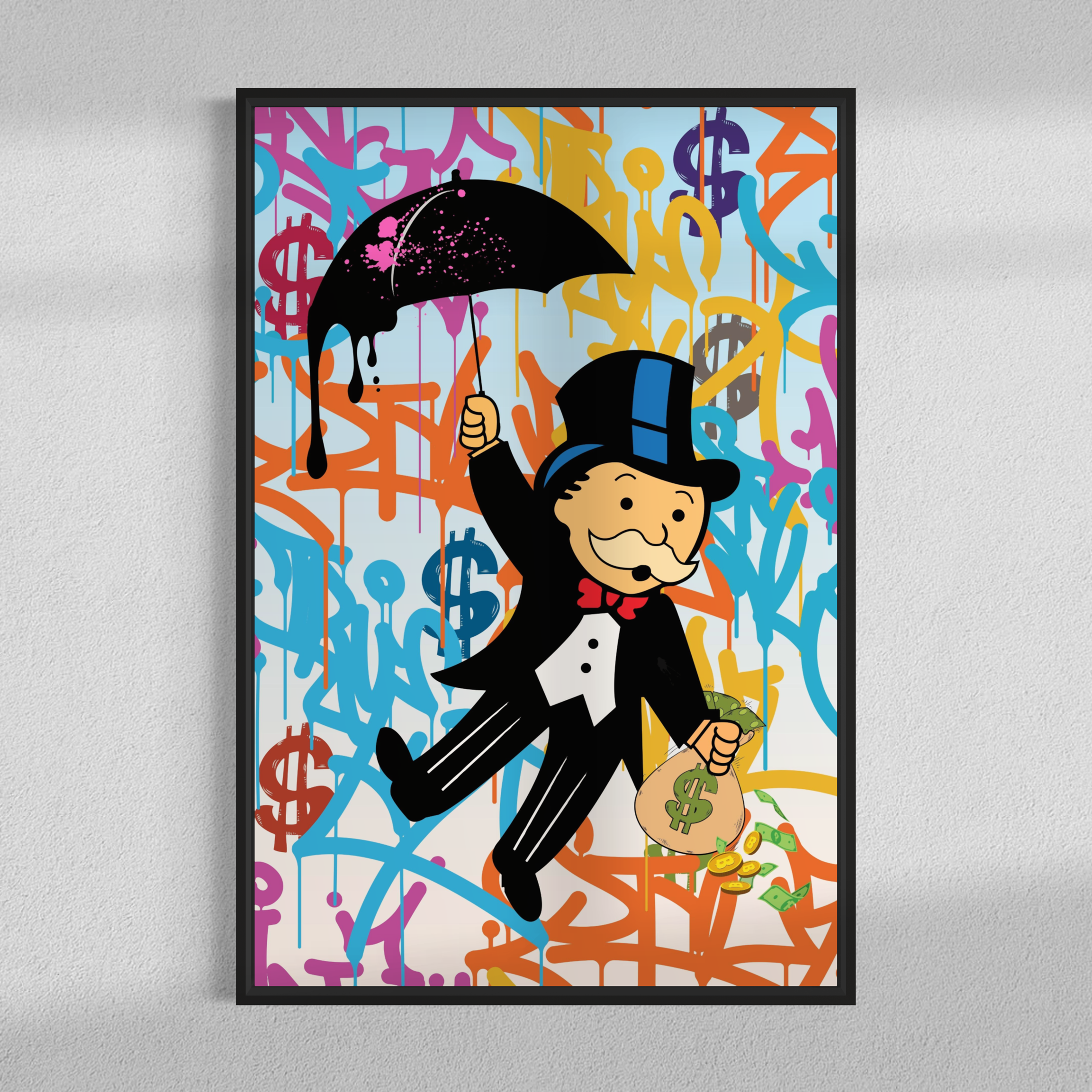 Mr Monopoly graffiti