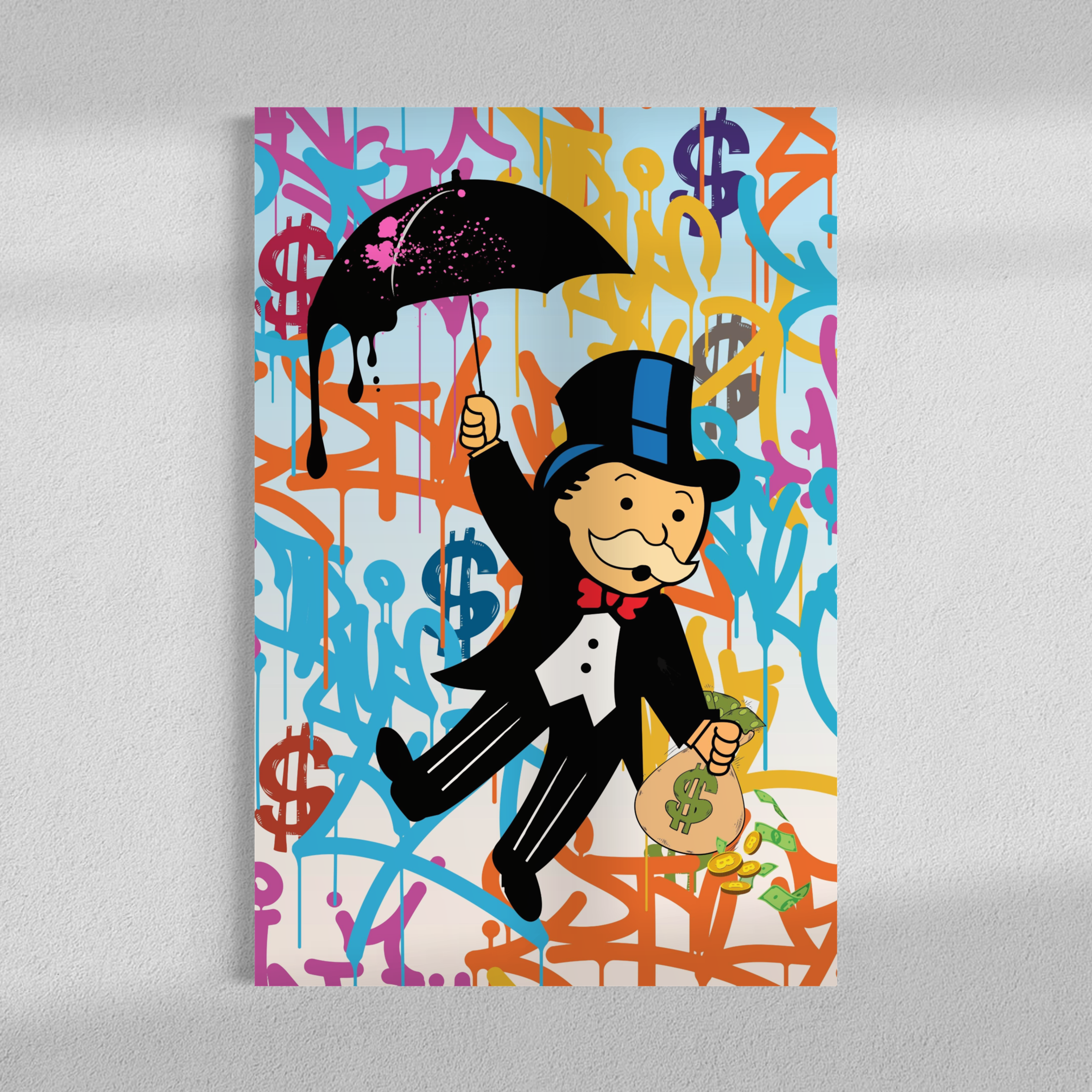 Mr Monopoly graffiti