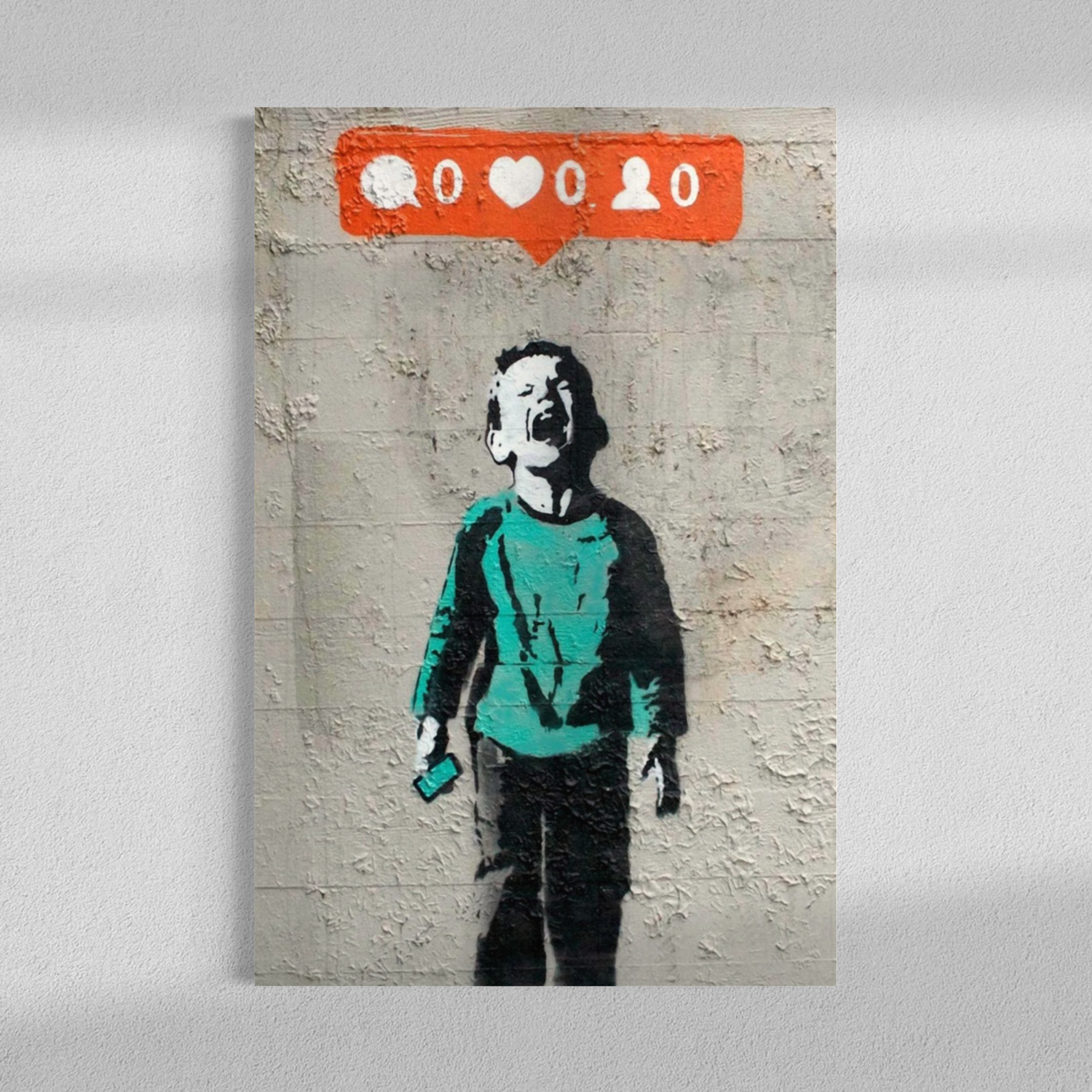 Share or like, Banksy