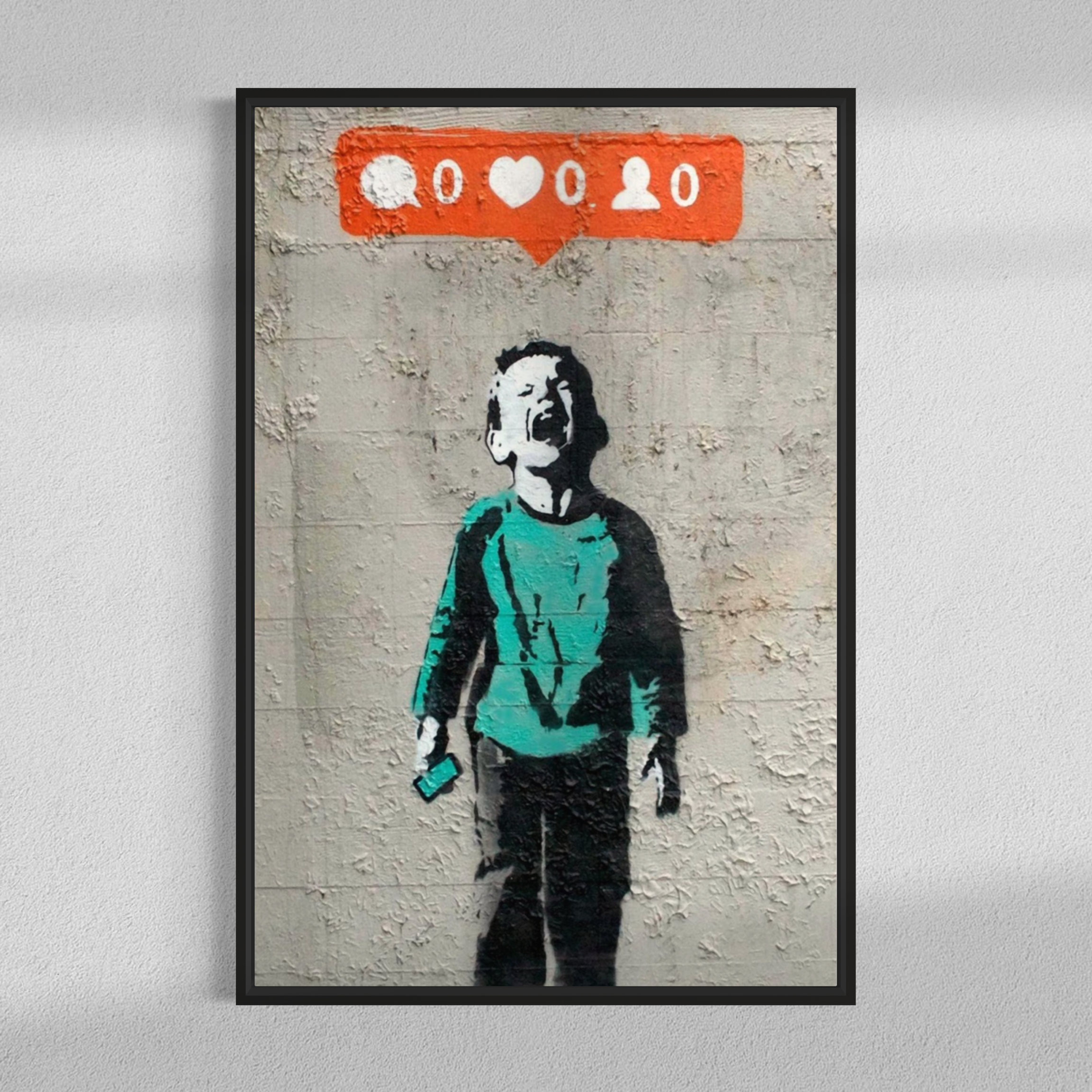 Share or like, Banksy