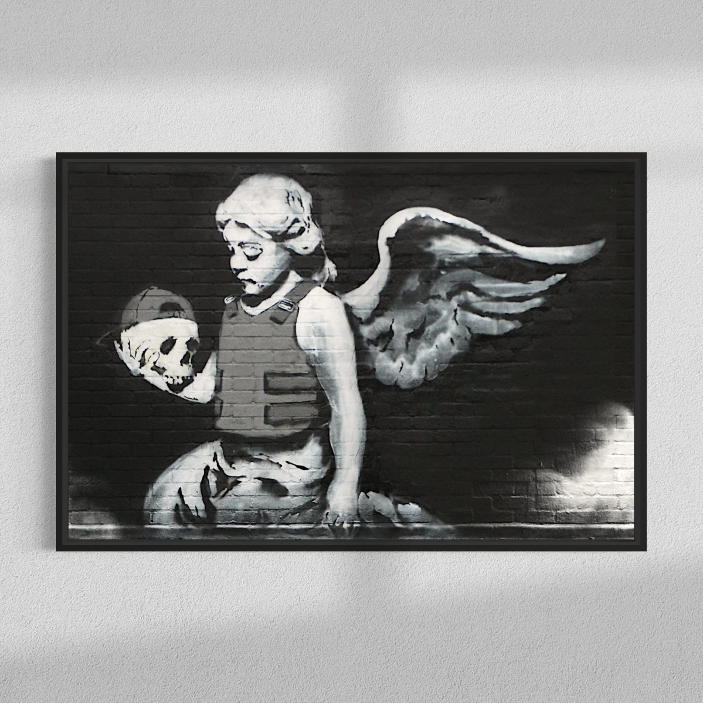 Angel skull, Banksy