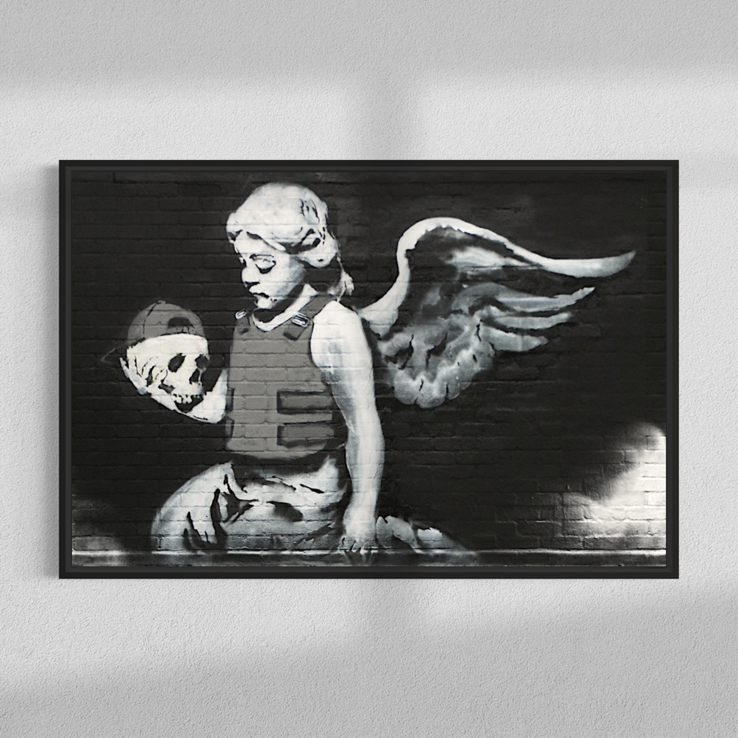 Angel skull, Banksy