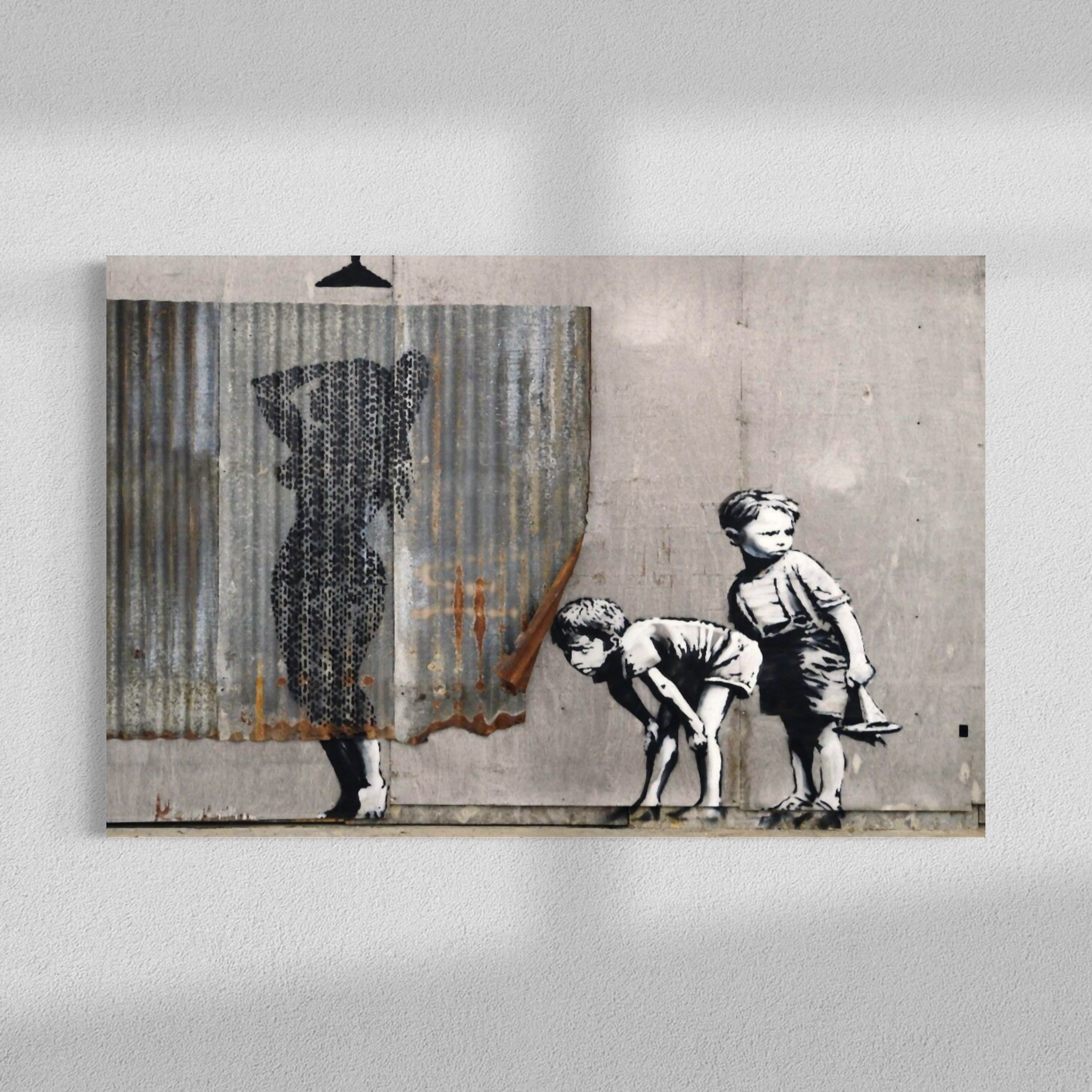 Lady shower, Banksy