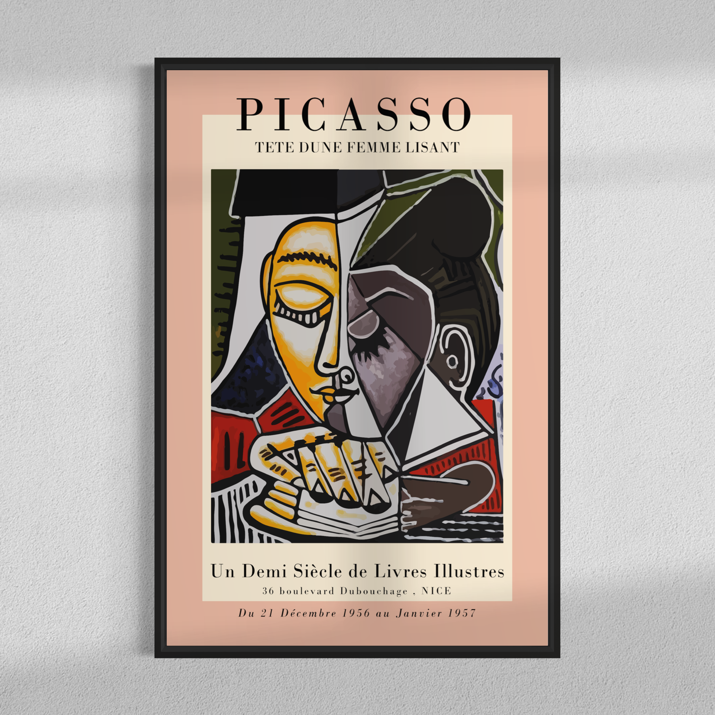 Portrait tete, Picasso