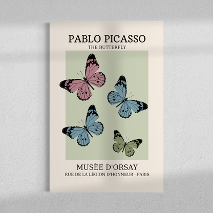 Butterfly illustration, Picasso