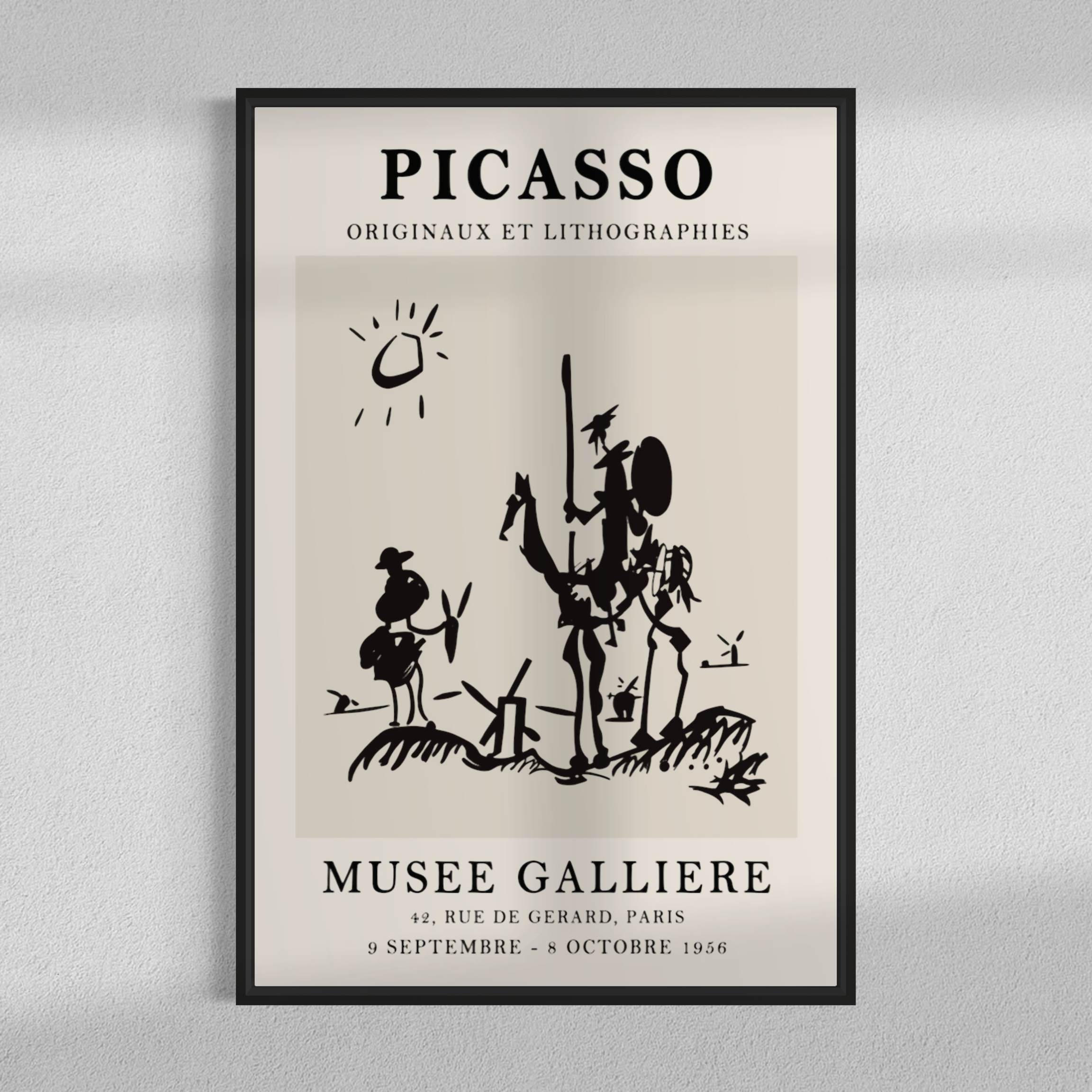 Don Quichotte, Picasso