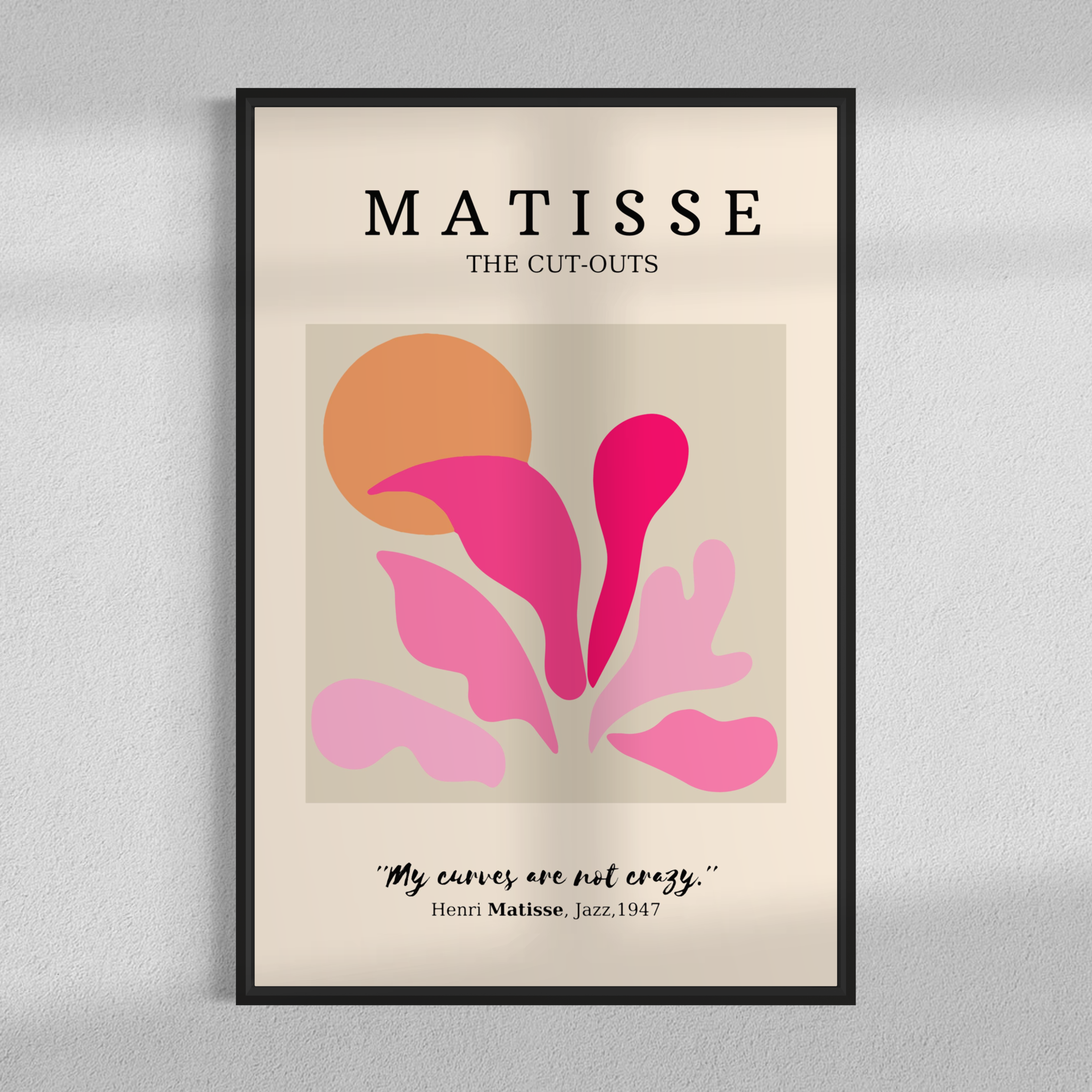 Pink cut-outs, Matisse