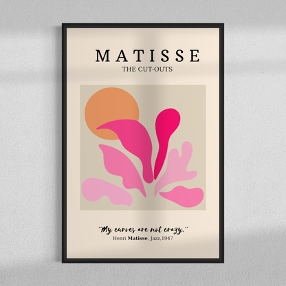 Pink Triptych, Set of 3 frames