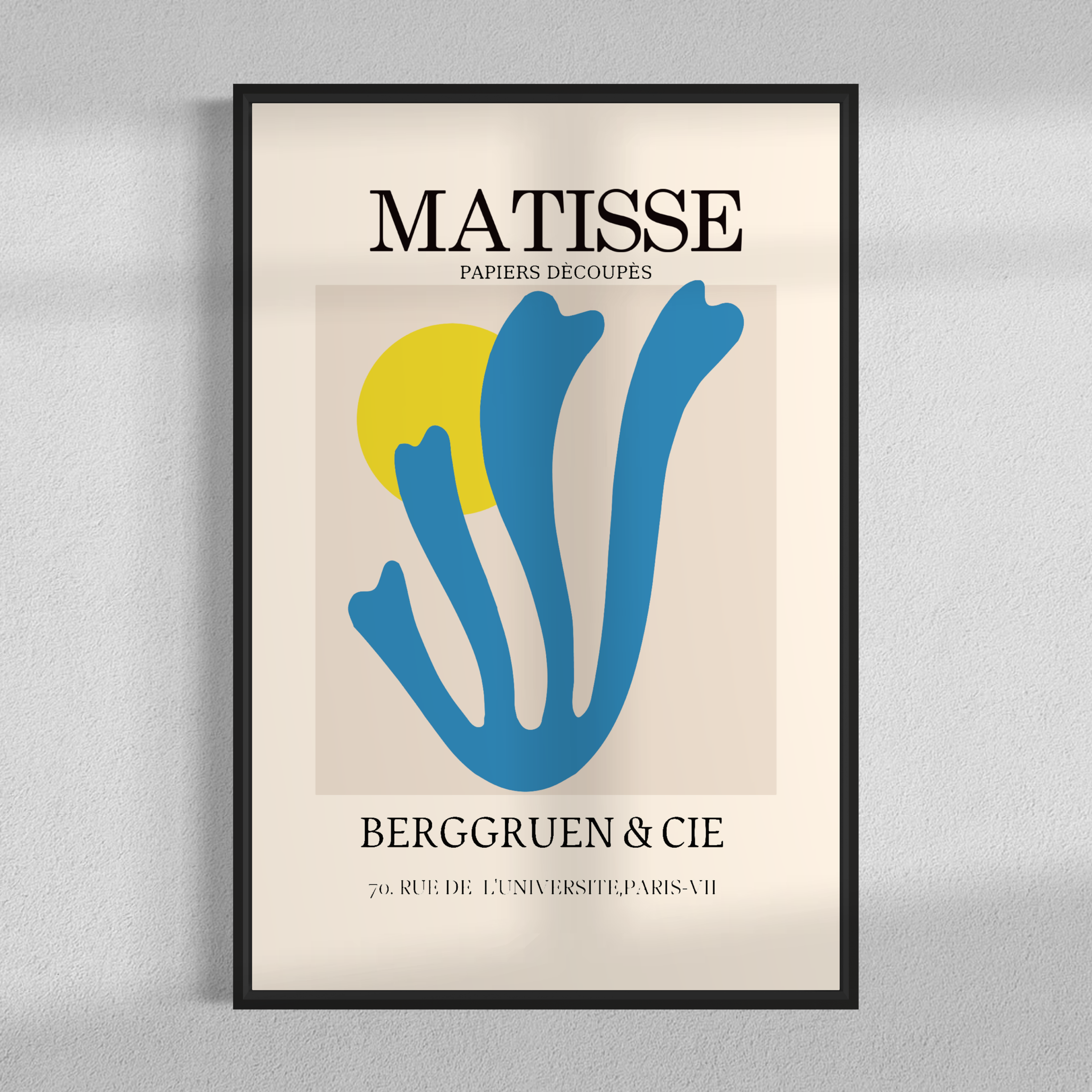 Blue cut-outs, Matisse