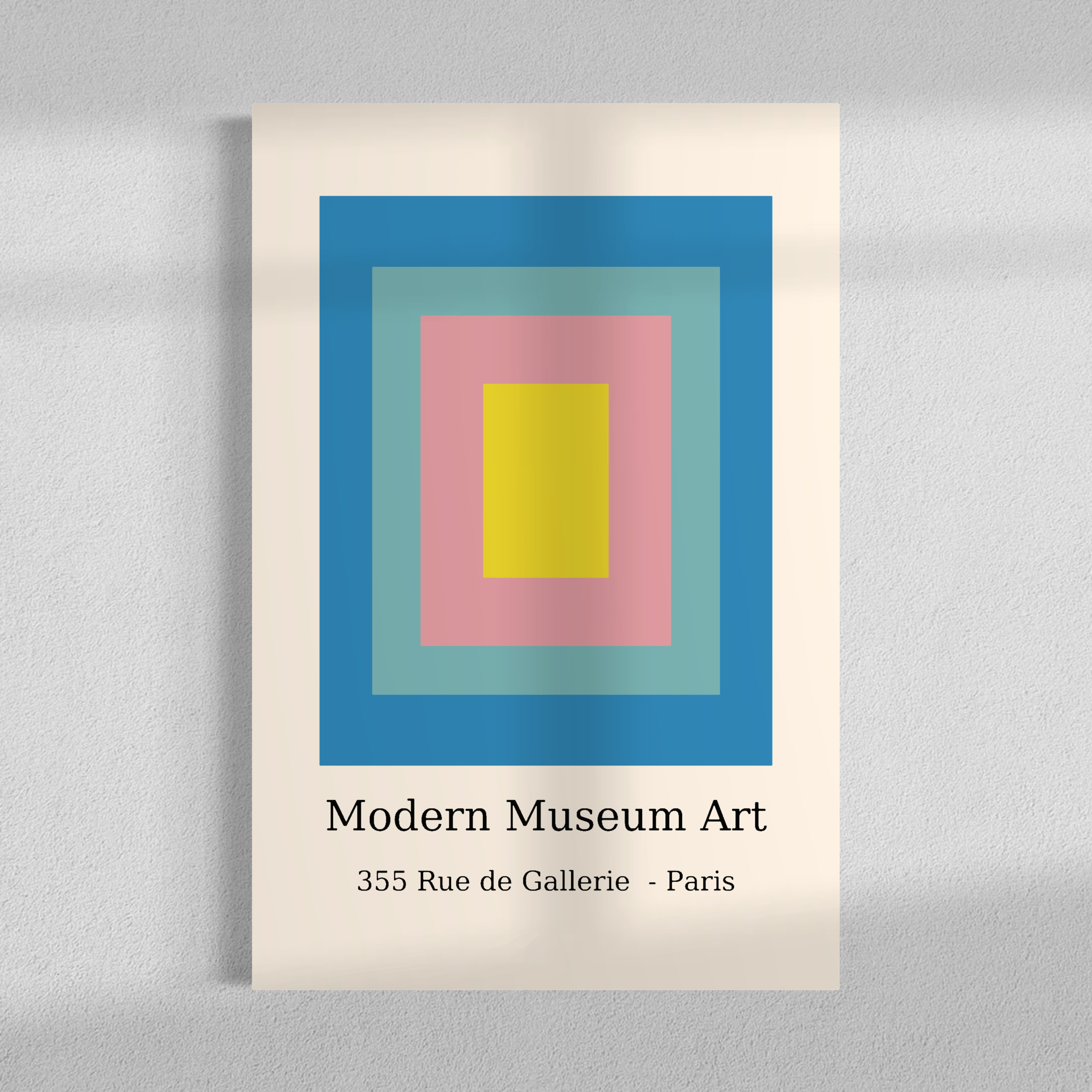 Modern Museum art, bauhaus