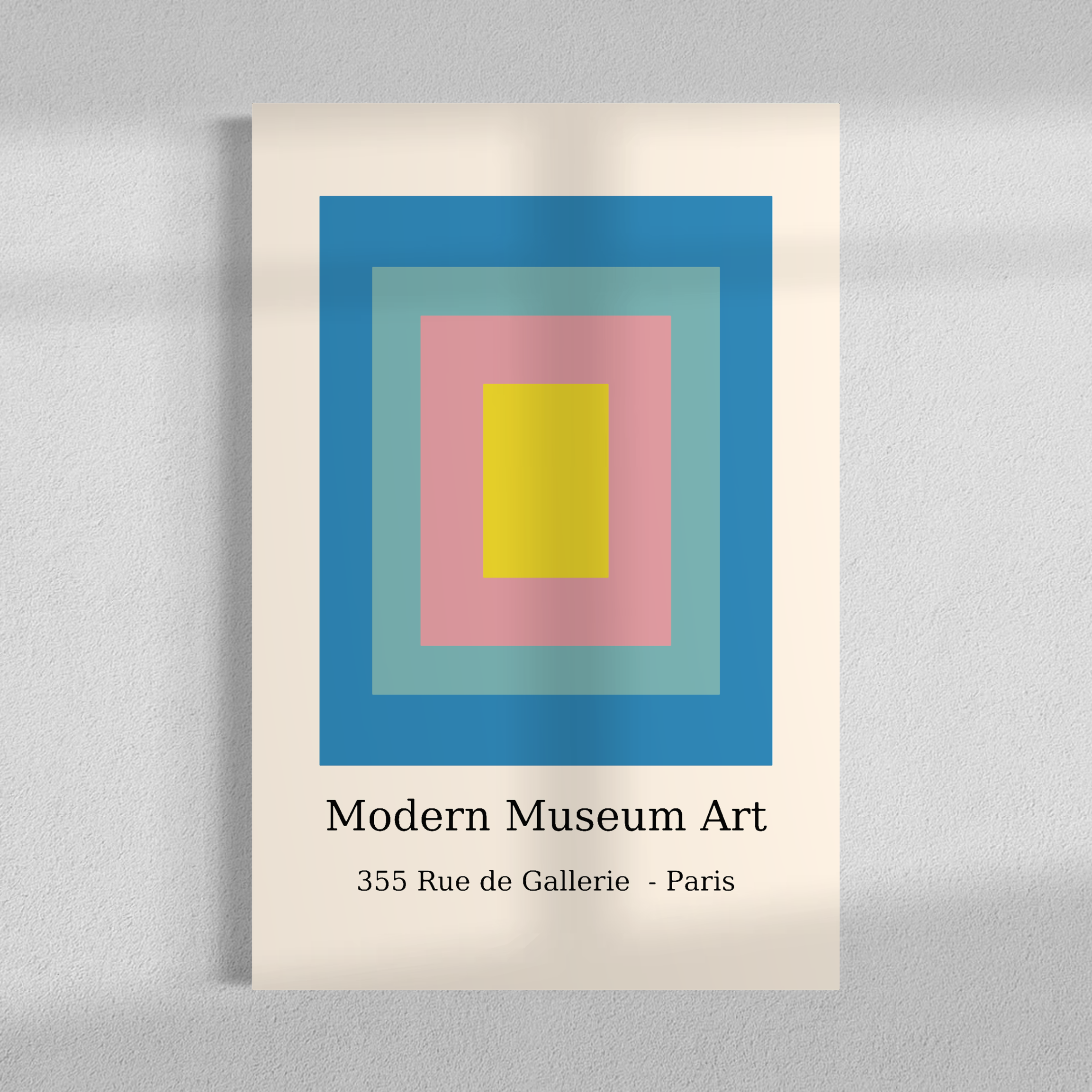 Blue Triptych, Set of 3 frames